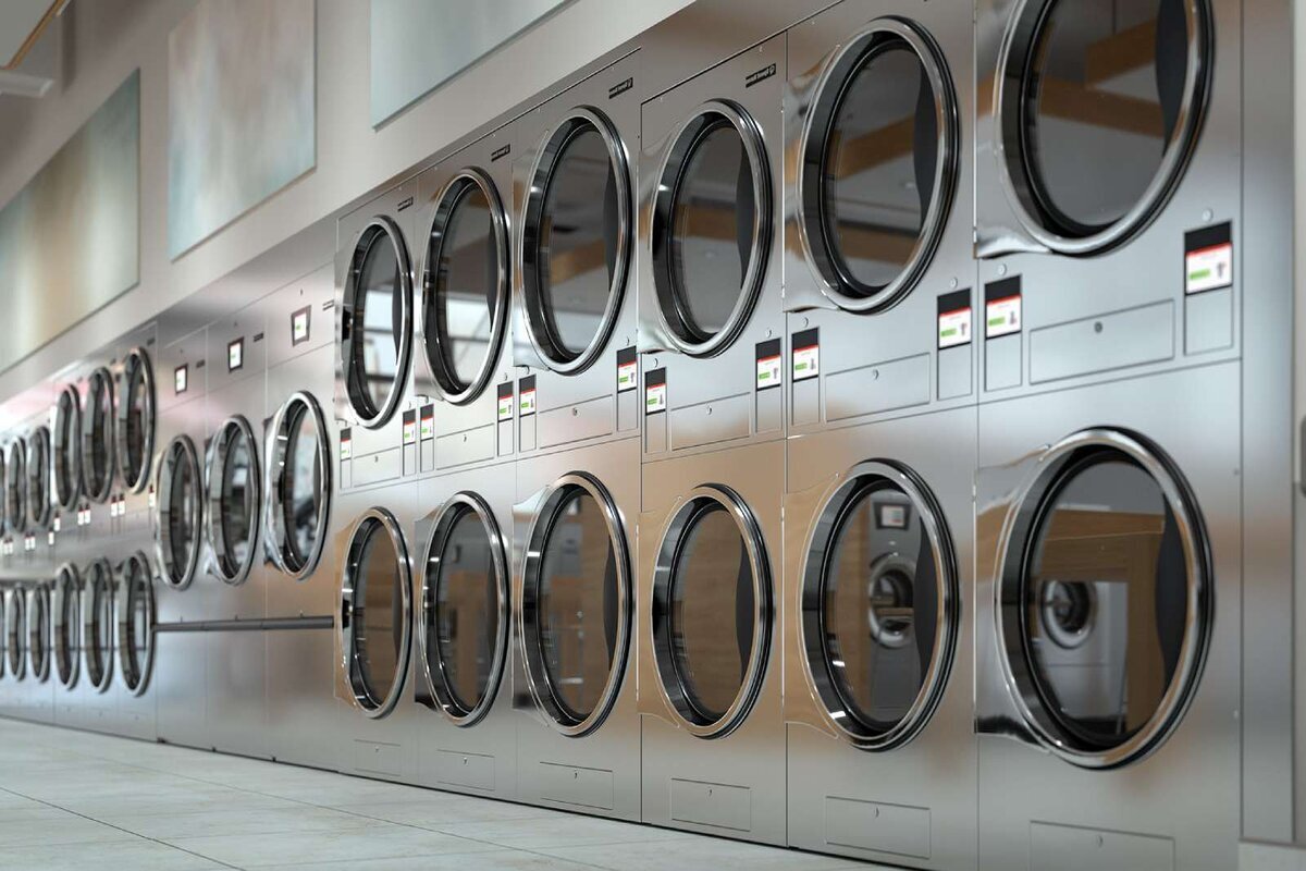 card-operated washers & dryers