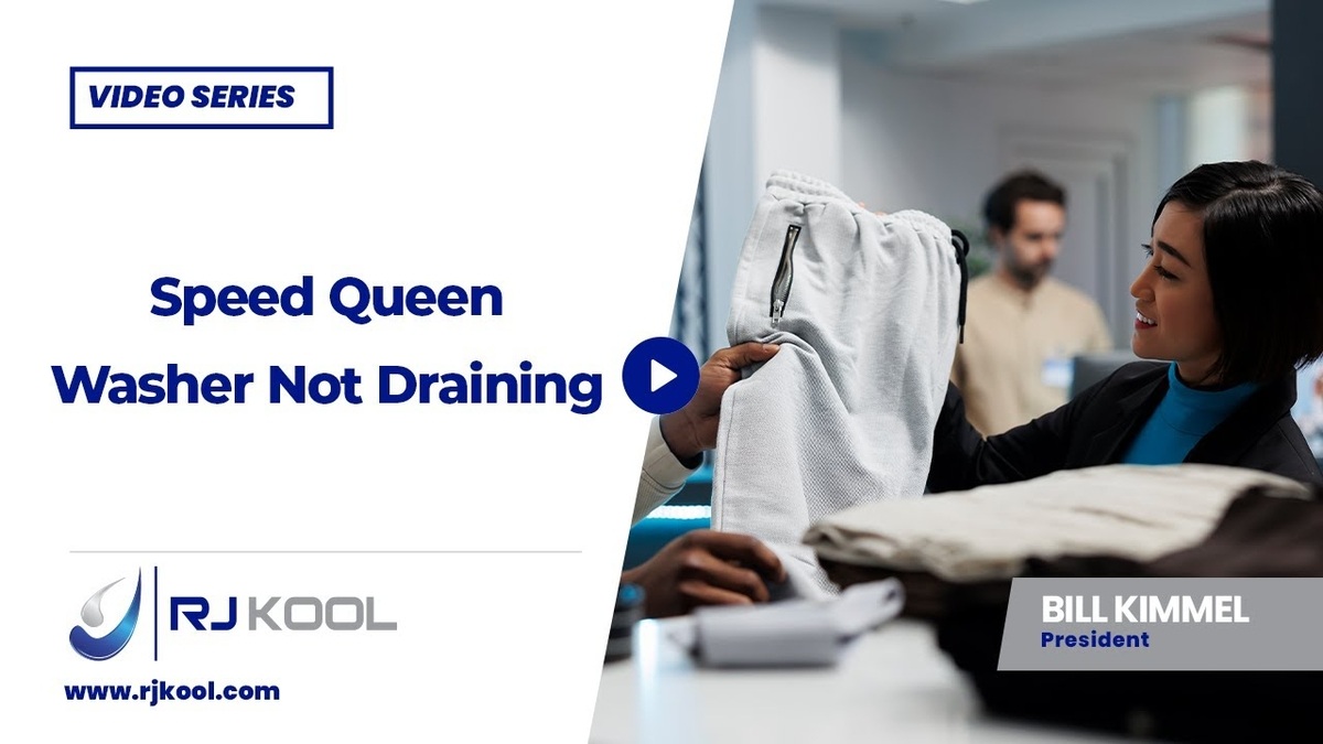 speed queen washer not draining